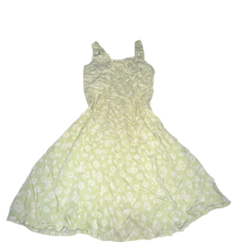 Floral Light Green Sundress